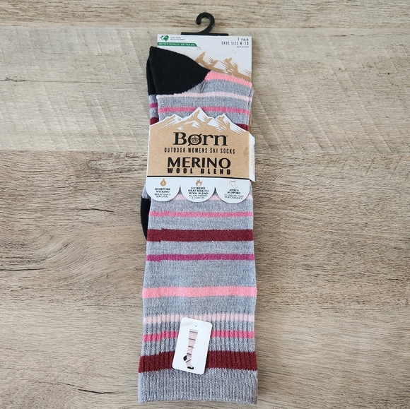 Born Merino Wool Blend Ski Socks - Picture 4 of 6